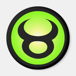 Imán Taurus Horoscope Rótulo Sunny Green