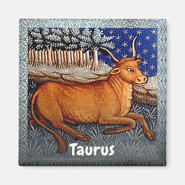 Imán Taurus la fiesta de cumpleaños del Rótulo Bull Zod (Frente)