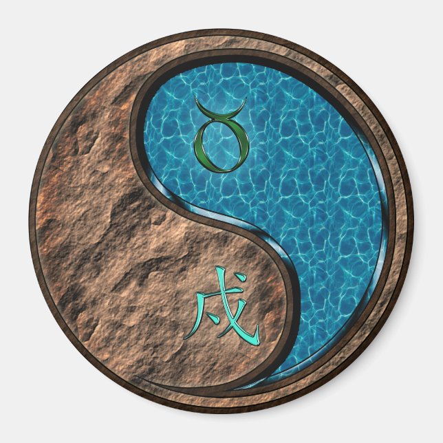 Imán Taurus & Water Dog (Frente)