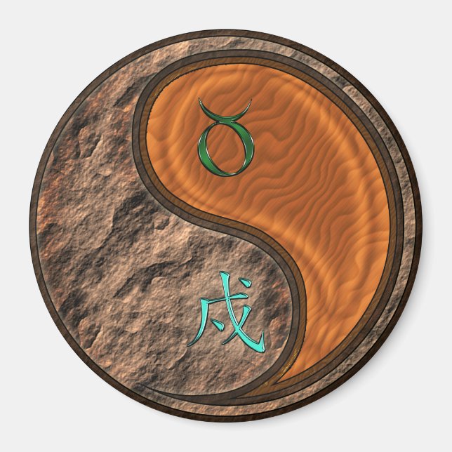 Imán Taurus & Wood Dog (Frente)