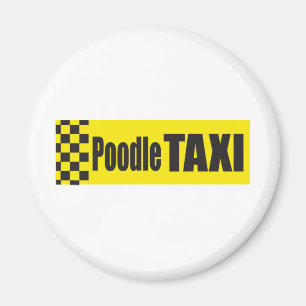 Imán Taxi del caniche