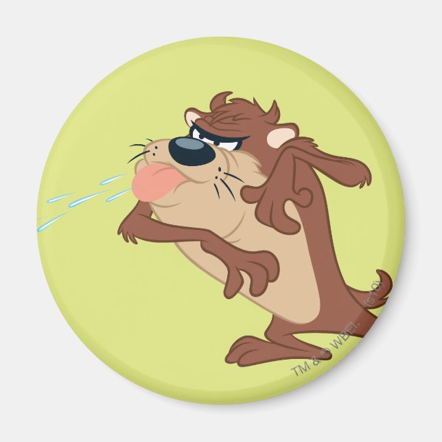 Imán TAZ™ sacándose la lengua (Frente)