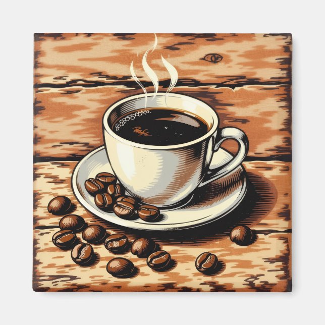 Imán Taza de café (Frente)