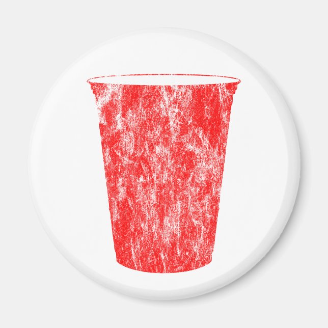 Imán taza de fiesta (Frente)