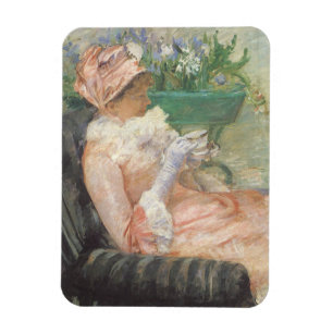 Imán Taza de Té de Mary Cassatt, Impresionismo Vintage