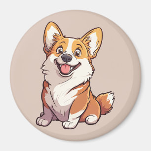 Imán Taza del perro Corgi galés
