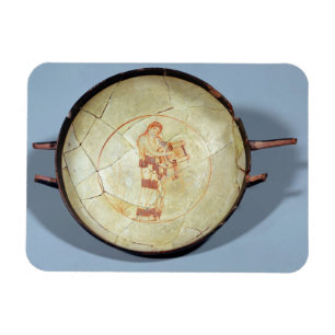 Imán Taza sin el pie, musa derecha que toca el lyre,