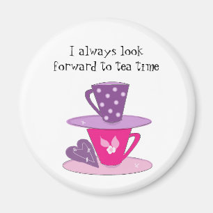 Imán Tazas de té apiladas