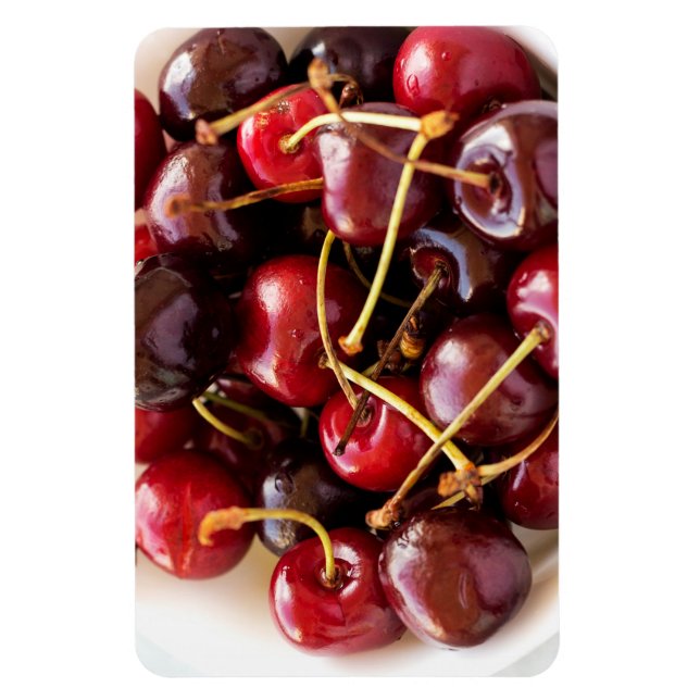 Imán tazón de cerezas (Vertical)