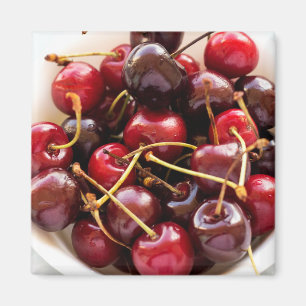 Imán tazón de cerezas