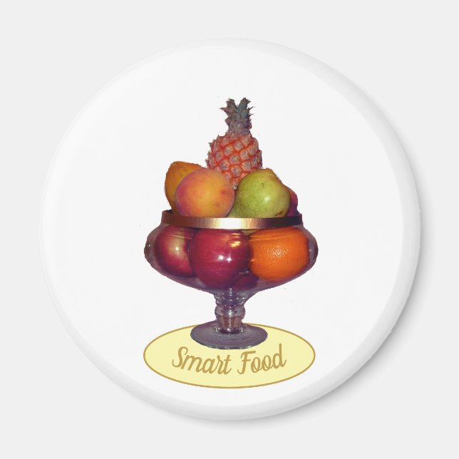 Imán Tazón de frutas con soporte (Frente)