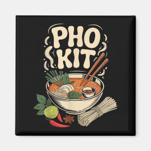 Imán Tazón de Sopa de Fideos Vietnamita Pho Kit Hierbas