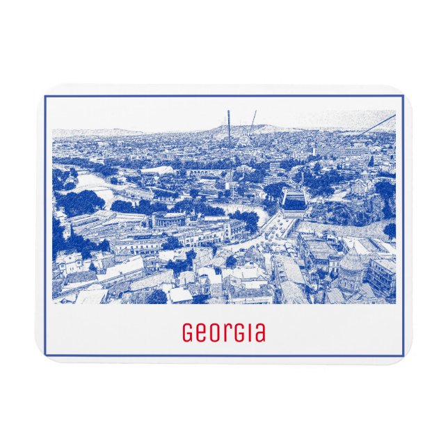 Imán Tbilisi Georgia Cityscape Street Architecture (Horizontal)