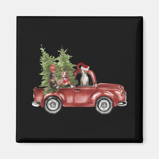 Imán Tbull On Car Christmas Ornament Funny Xmas T Shirt (Frente)