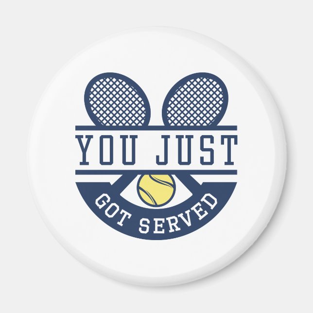 Imán Te acaban de servir (Frente)