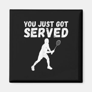 Imán Te acaban de servir Badminton