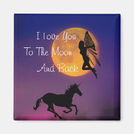 Imán Te amo a la luna y a la espalda