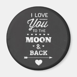 Imán Te Amo A La Luna Y A La Vuelta