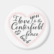 Te amo a la valla de Centerfield y de vuelta