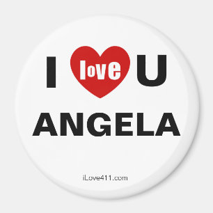 Imán Te amo Angela