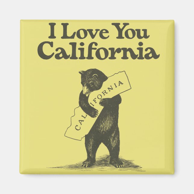 Imán Te Amo California (Frente)