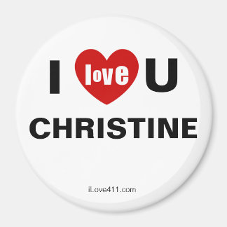 Imán Te Amo Christine