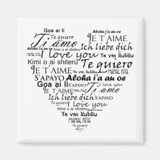 Imán Te amo en otros idiomas 5