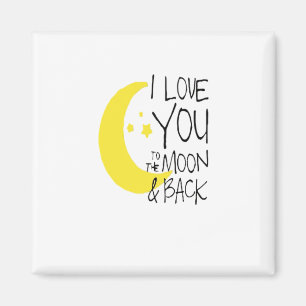 Imán Te Amo Hasta La Luna Y De Regreso Clásico Romántic