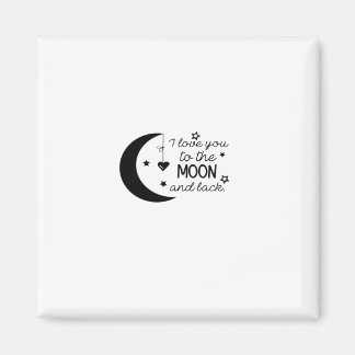 Imán Te Amo Hasta La Luna Y De Regreso Corazón Romántic