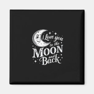 Imán Te Amo Hasta La Luna Y De Regreso Corazón Sentimen
