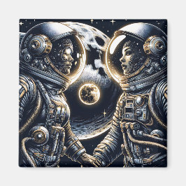 Imán Te amo hasta la luna y de vuelta | Astronautas