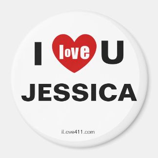 Imán Te amo Jessica