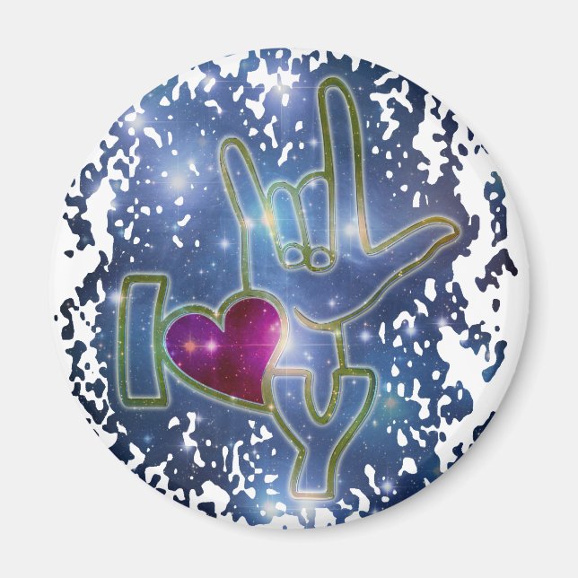 Imán TE AMO / lenguaje de señas (Frente)