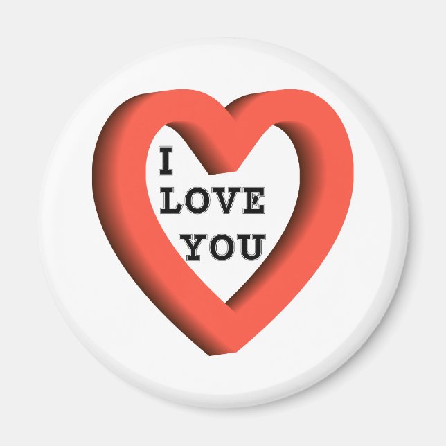 IMÁN TE AMO LOS BOTONES (Frente)