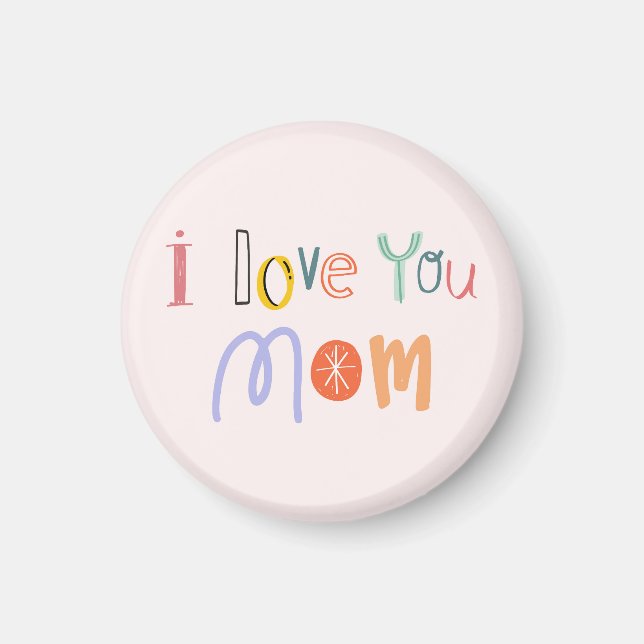 Imán Te Amo Mamá (Frente)