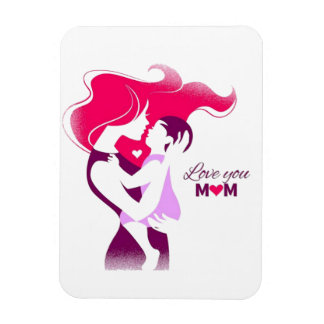 Imán Te amo mamá - Desig del Día de la Madre, lindo y a