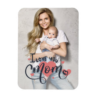 Imán Te amo, mamá, la tipografía del corazón, foto del 