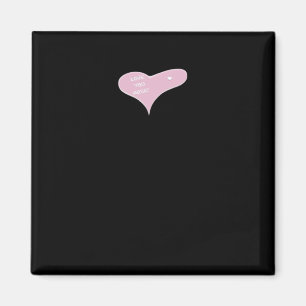 Imán Te amo más azul look moderno 