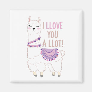 Imán Te amo mucho - Llama divertida