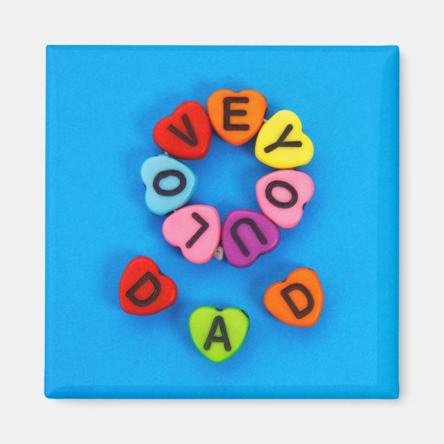 Imán Te amo papá (Frente)