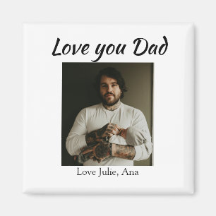 Imán te amo papá día del padre agregar foto nombre simp