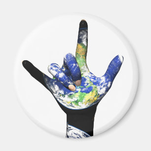 Imán Te Amo Planeta Tierra Magnet