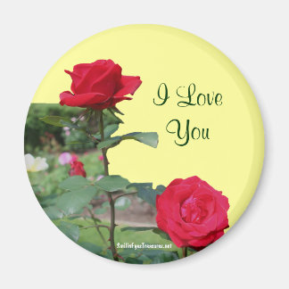 Imán Te Amo Red Roses Flower Flower Magnet