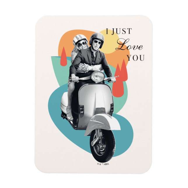 Imán "Te amo", Tanya y Greg - El Lotus blanco (Vertical)