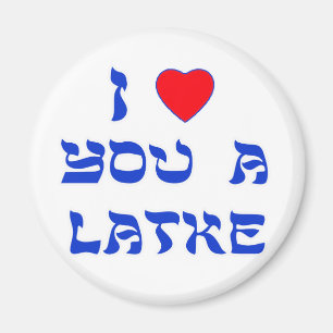 Imán Te amo un Latke