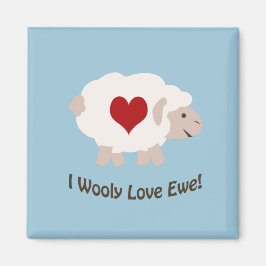 Imán ¡Te Amo Woolly!