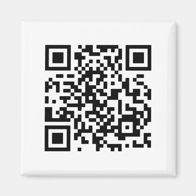 Imán ¿Te Casarás Conmigo? Código QR (Frente)