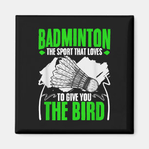 Imán Te Dan El Racket De Aves Lanzadera Hobby Bádminton