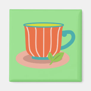 Imán Té de menta para los amantes del té