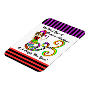 Imán Te Deseamos Un Navidad Creativo